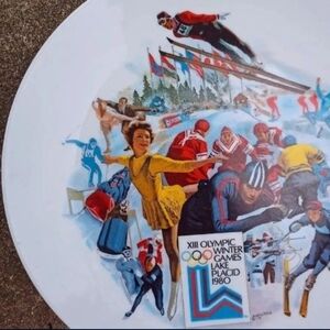 1980 Winter Games Commemorative Plate
